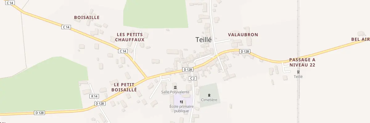 Plan du 5198 Le Bourg à Teillé