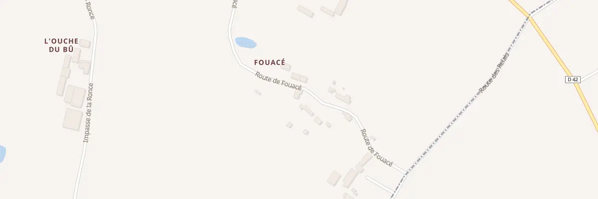 Plan du 500 Rte de Fouacé à Sées