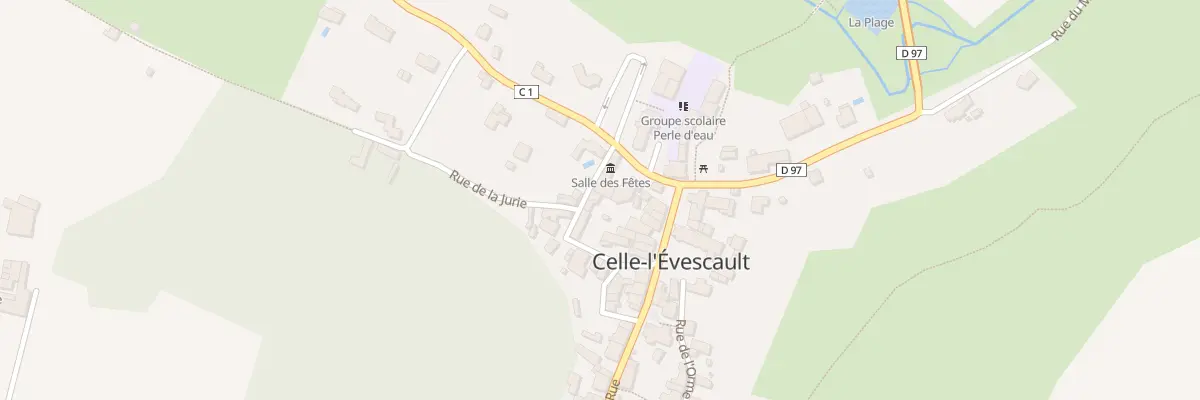 Plan du 10 Rue de Renaudette à Celle-Lévescault