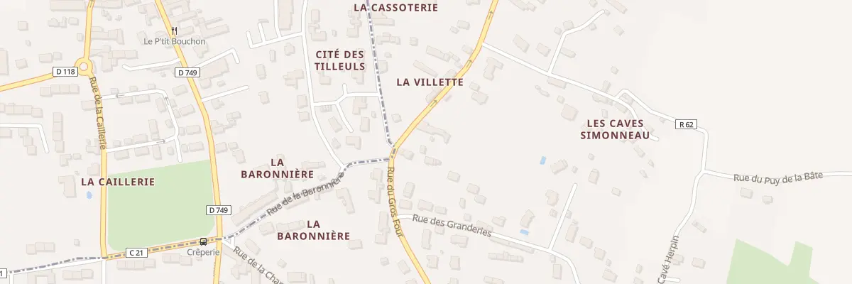 Plan du 1 Rue de la Villette à Beaumont-en-Véron