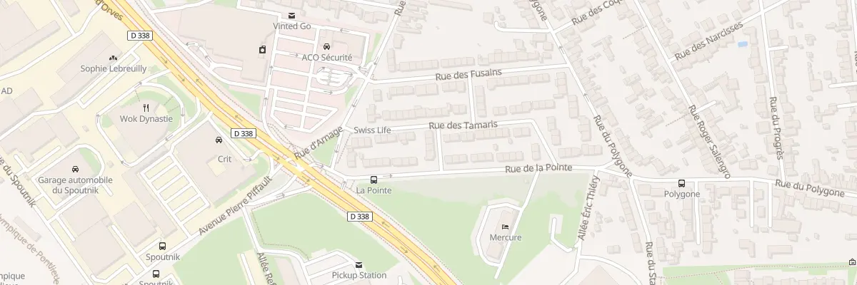 Plan du 22 Rue des Tamaris au Mans