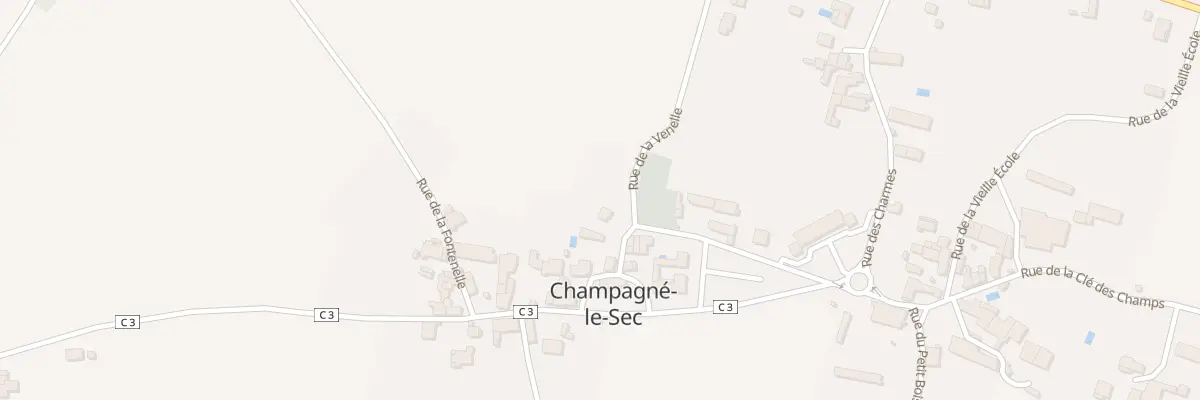 Plan du 4 Rue de l’Église à Champagné-le-Sec