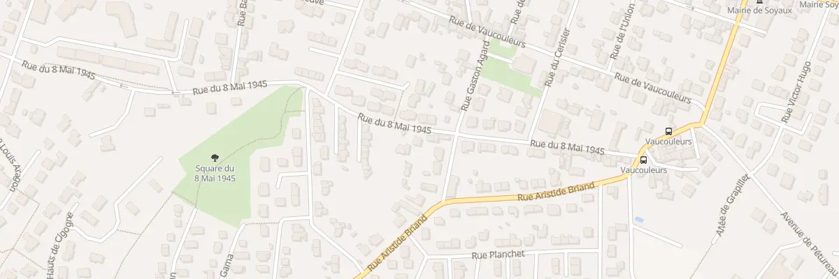Plan du 30 Rue du 8 Mai 1945 à Soyaux
