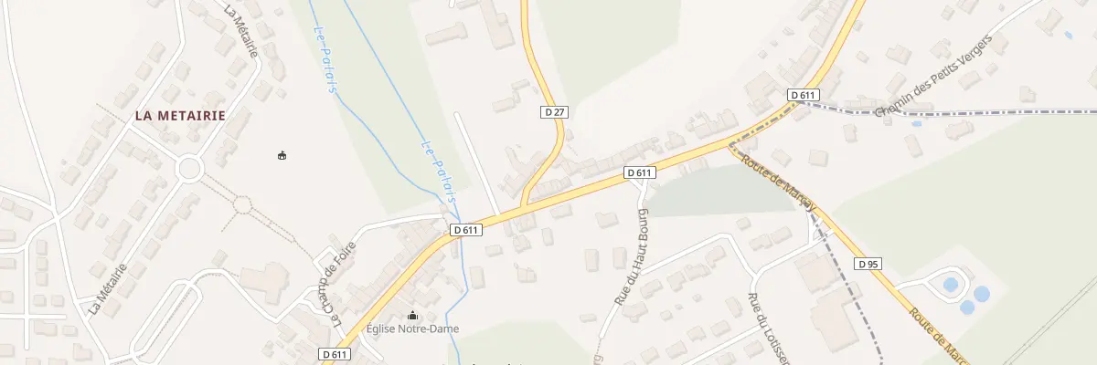 Plan du 75 Rte Nationale à Coulombiers