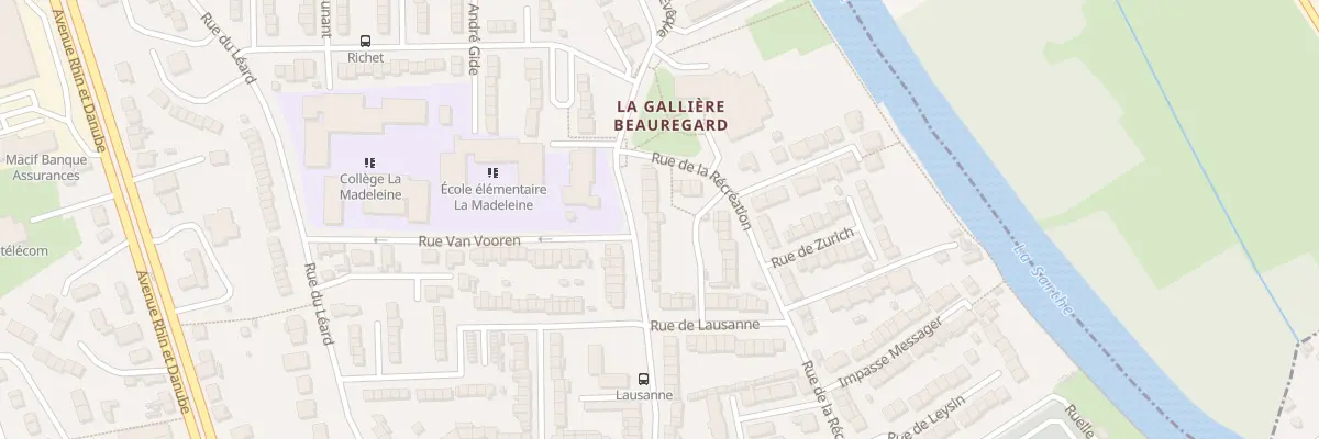 Plan du 94 Rue du Moulin l’Eveque au Mans