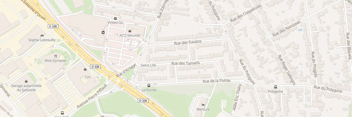 Plan du 17 Rue des Tamaris au Mans