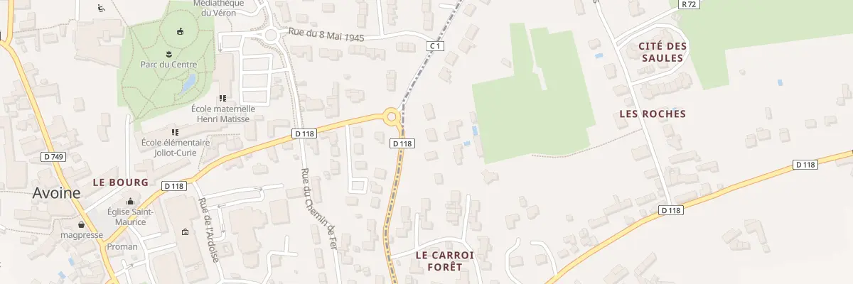 Plan du 5 Rue de la Tranchée à Beaumont-en-Véron