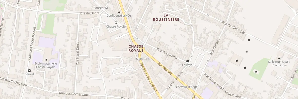 Plan du 152 Rue Voltaire au Mans