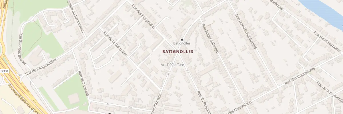 Plan du 128 Rue d’Arnage au Mans