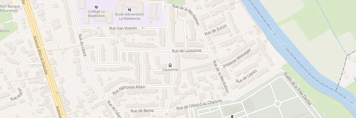Plan du 62 Rue du Moulin l’Evêque au Mans