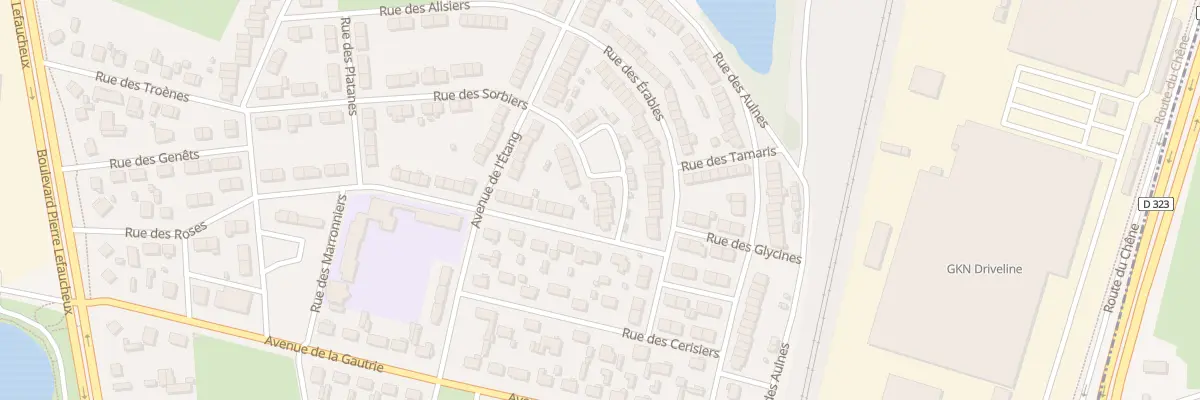 Plan du 12 Rue des Pins à Arnage