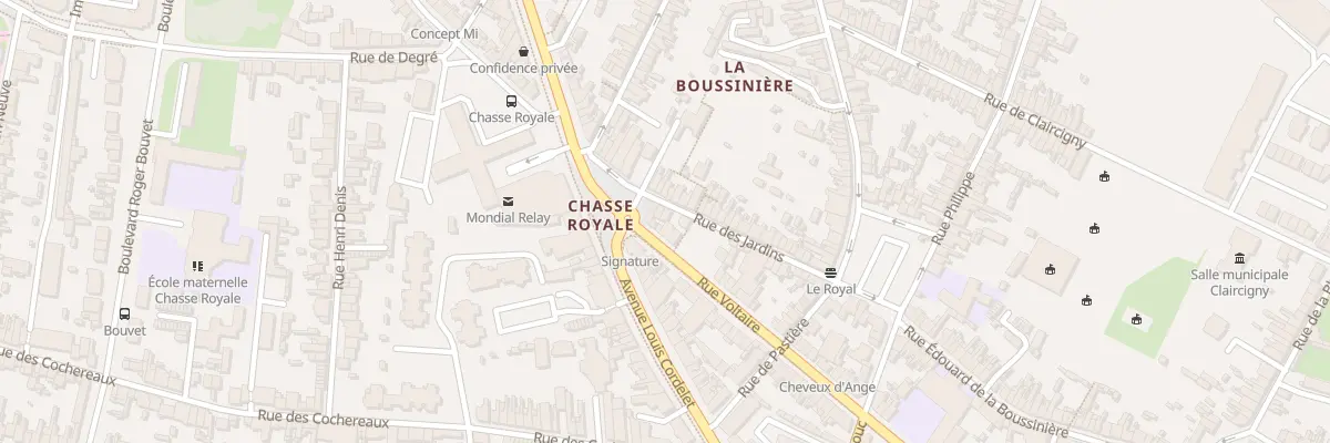 Plan du 150 Rue Voltaire au Mans