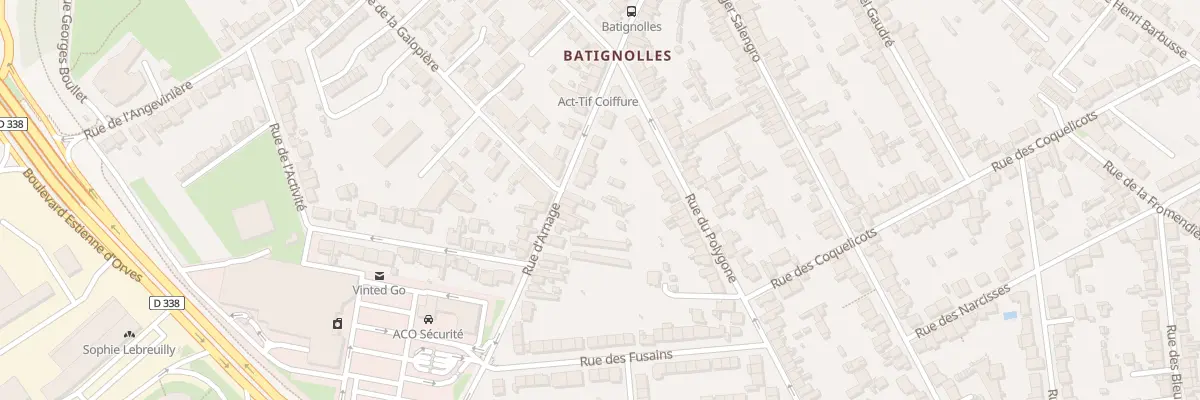 Plan du 121 Rue d’Arnage au Mans
