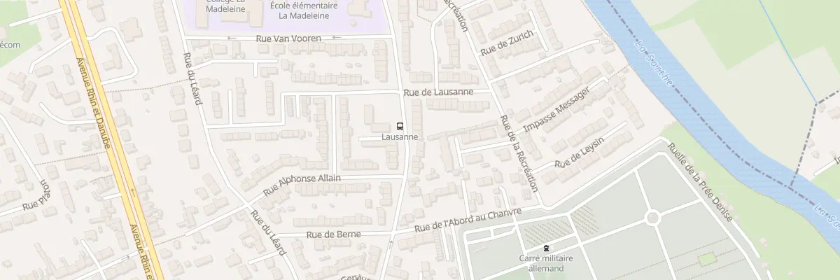 Plan du 54 Rue du Moulin l’Evêque au Mans