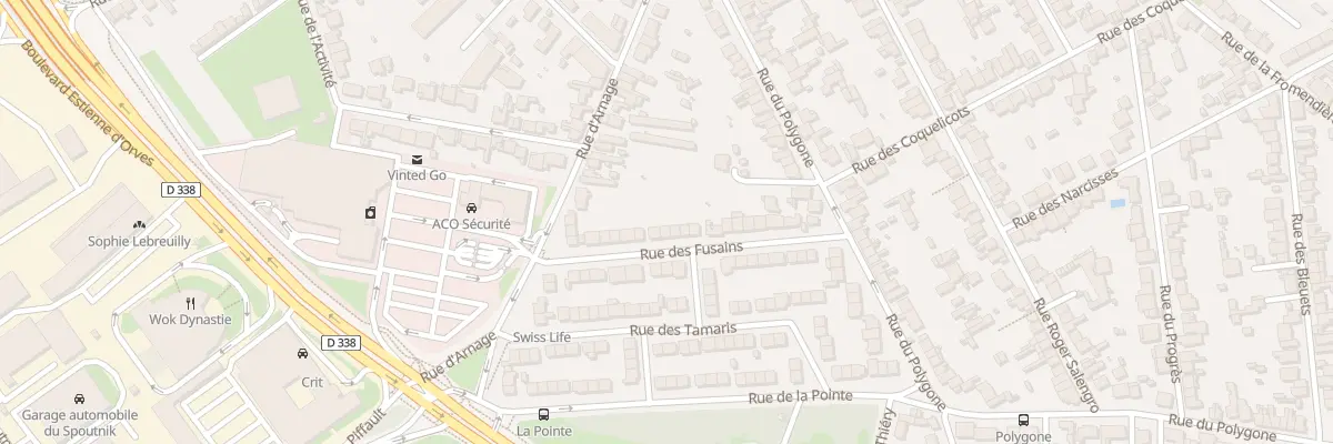 Plan du 26 Rue des Fusains au Mans