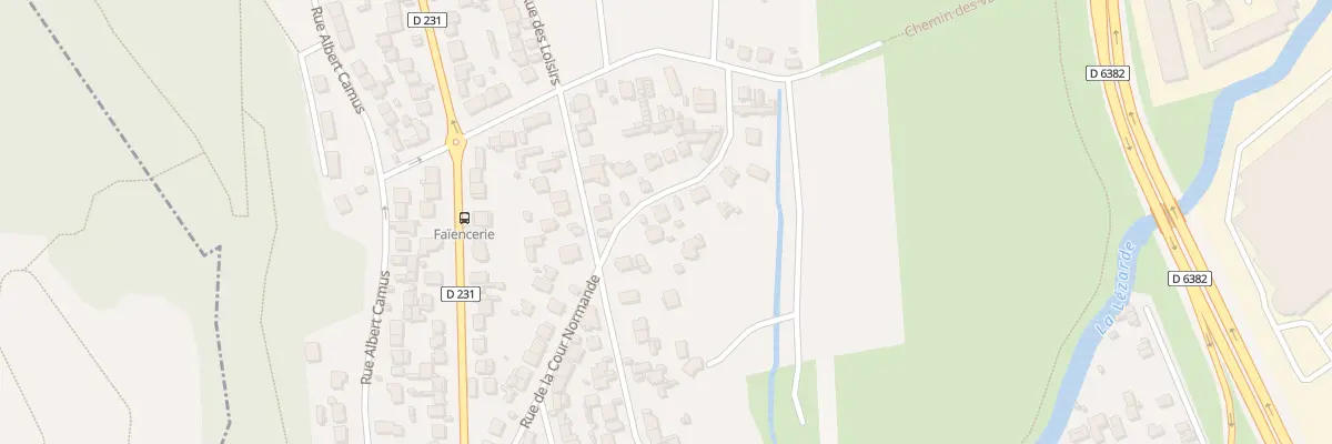 Plan du 21 Rue de la Cour Normande à Harfleur