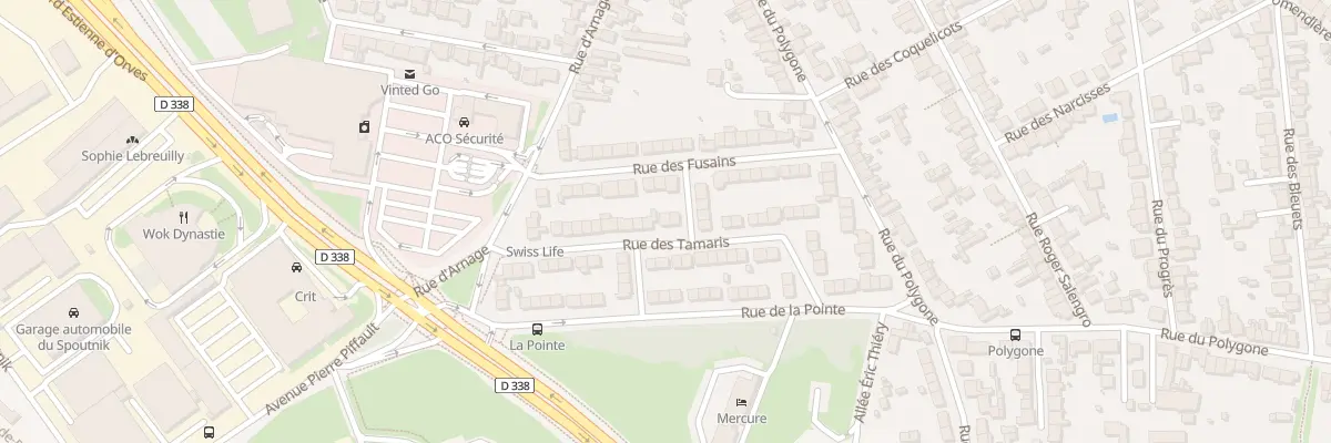 Plan du 21 Rue des Tamaris au Mans