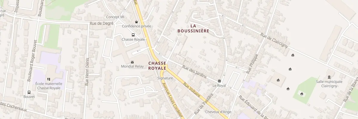 Plan du 46 Rue des Jardins au Mans