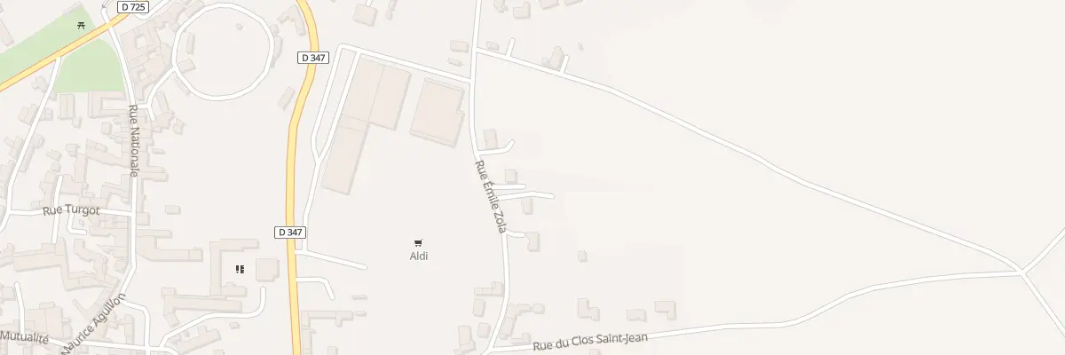 Plan du 22 Rue Emile Zola à Mirebeau