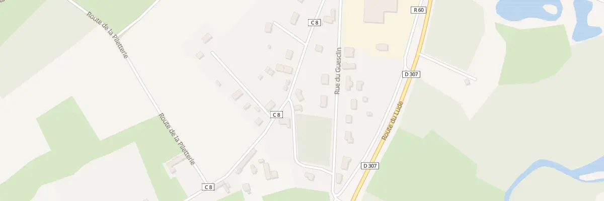 Plan du 209 Rte de Celle à Pontvallain