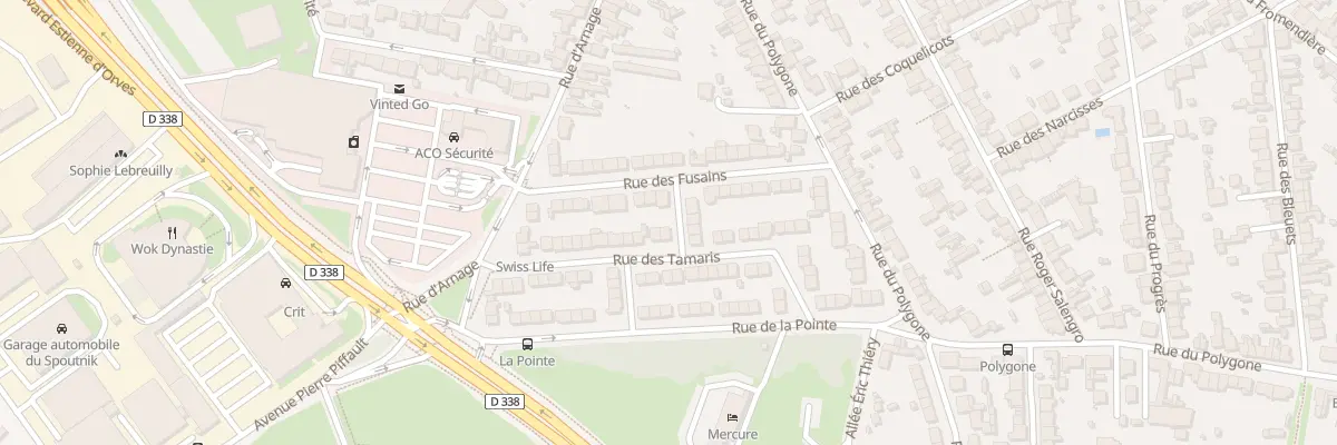 Plan du 23 Rue des Tamaris au Mans