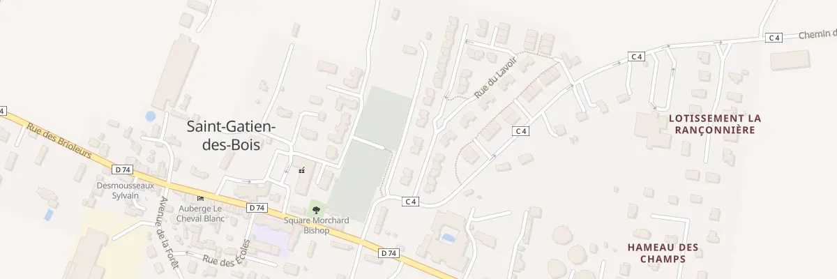 Plan du 7 Rue du Lavoir à Saint-Gatien-des-Bois