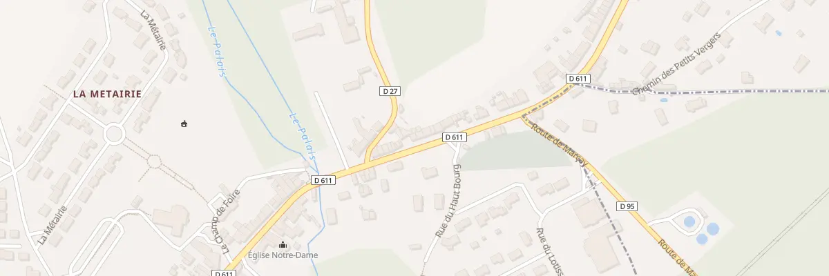 Plan du 79 Rte Nationale à Coulombiers