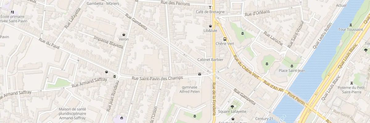Plan du 111 Rue Gambetta au Mans