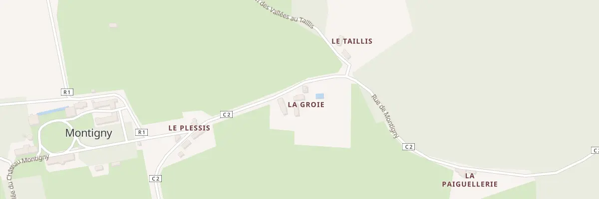 Plan du 3 Rue de Montigny à Villeneuve-en-Perseigne