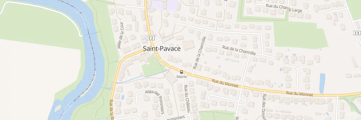 Plan du 3 Rue du Monnet à Saint-Pavace