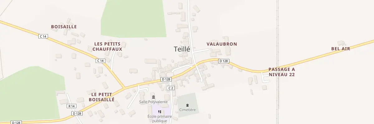 Plan du 21 Rue Principale à La Milesse