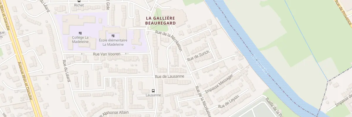 Plan du 57 Rue de la Recreation au Mans