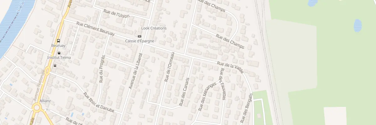 Plan du 18 Rue de la Vallée à Arnage