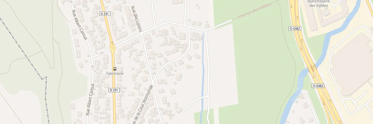 Plan du 13 Rue de la Cour Normande à Harfleur