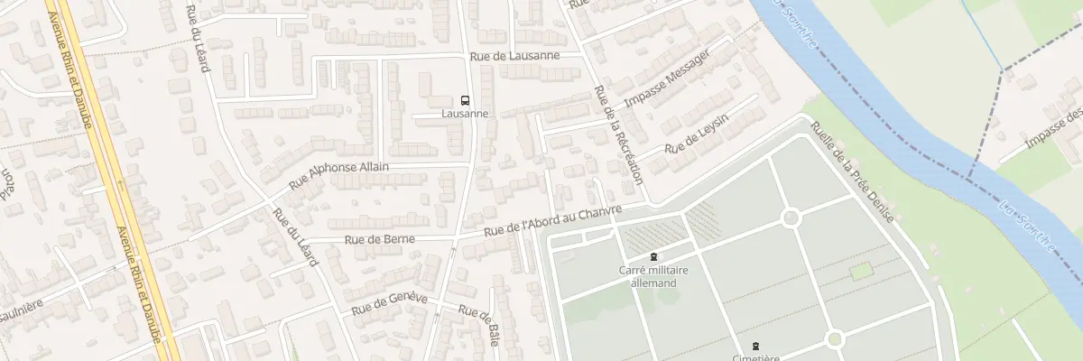 Plan du 17 Rue de l’Abord au Chanvre au Mans
