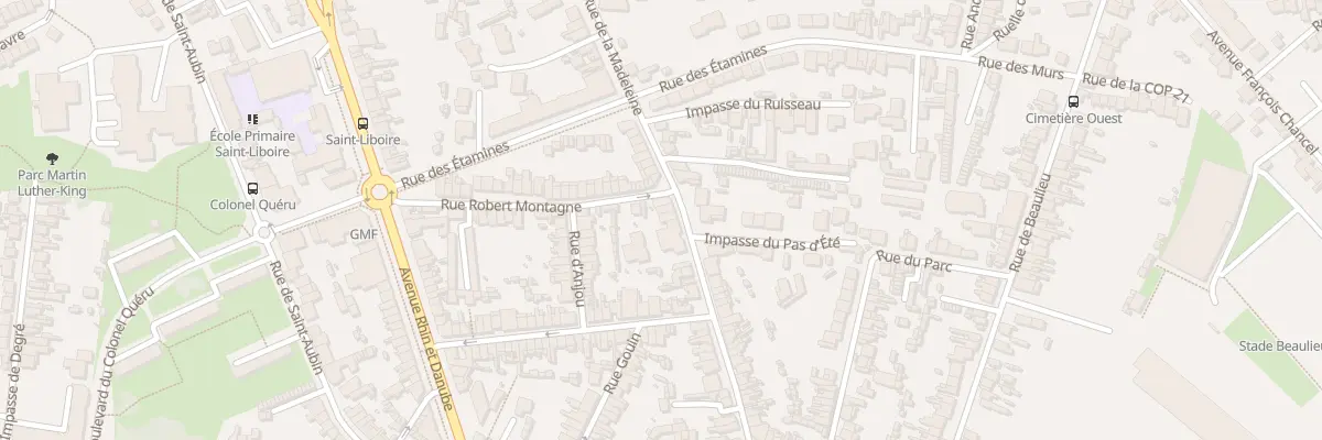 Plan du 81 Rue de la Madeleine au Mans