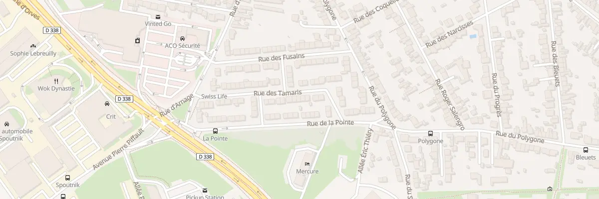Plan du 40 Rue des Tamaris au Mans