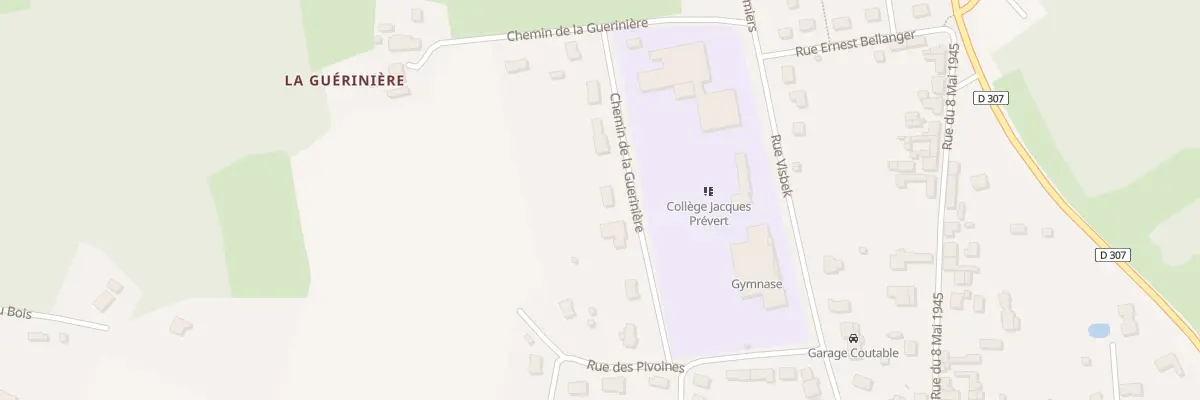 Plan du 137 Che de la Gueriniere à Pontvallain
