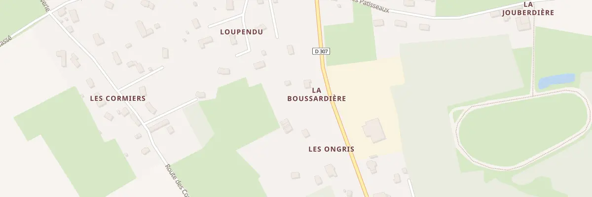 Plan du 1127 Rte du Mans à Pontvallain
