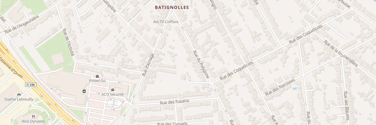 Plan du 24 Rue du Polygone au Mans