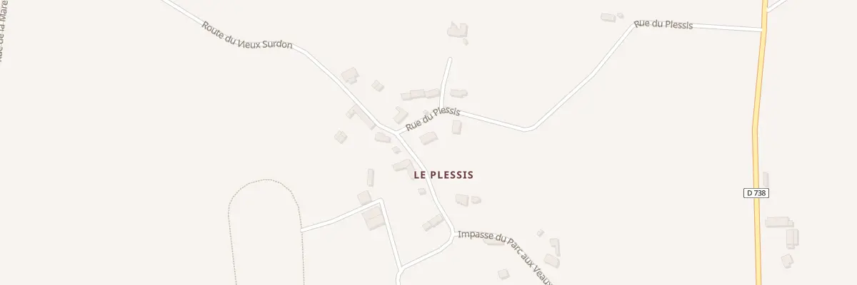 Plan du 40 Rue du Plessis à Chailloué