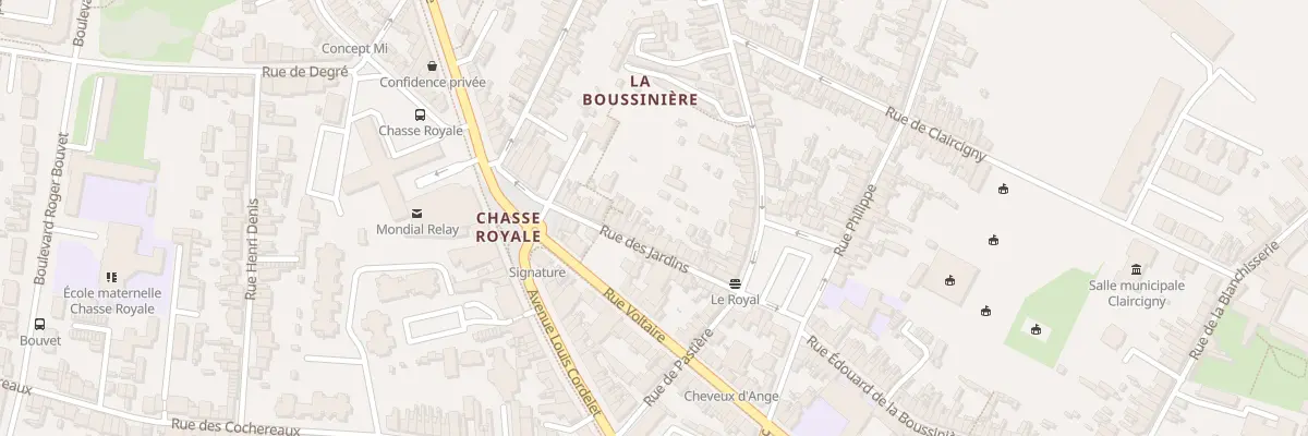 Plan du 28 Rue des Jardins au Mans