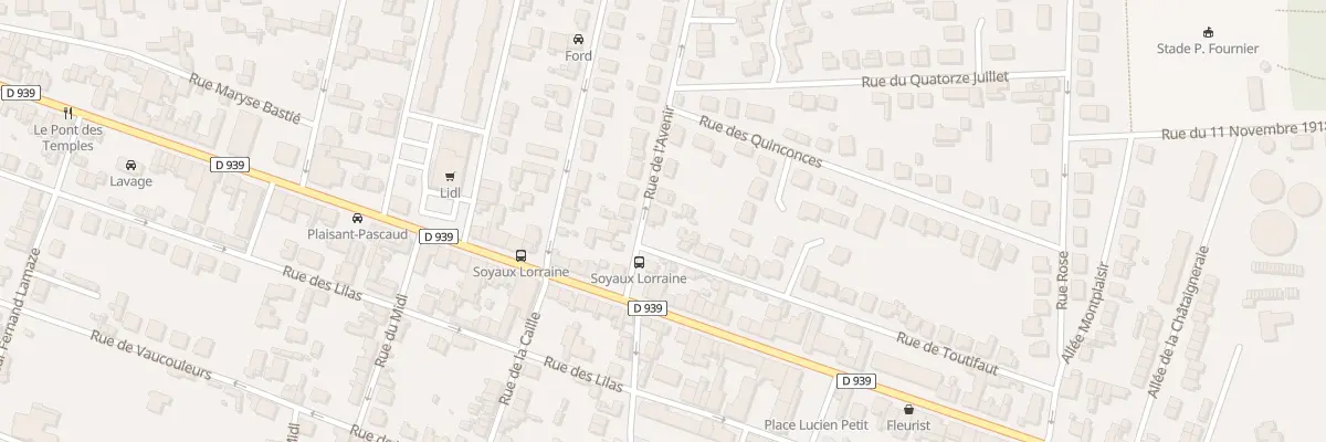 Plan du 5 Rue de l’Avenir à Soyaux