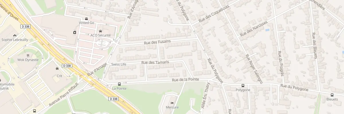 Plan du 35 Rue des Tamaris au Mans