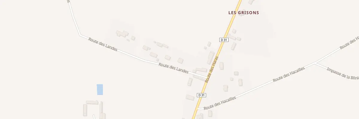 Plan du 70 Rte des Landes à Ménil-Erreux