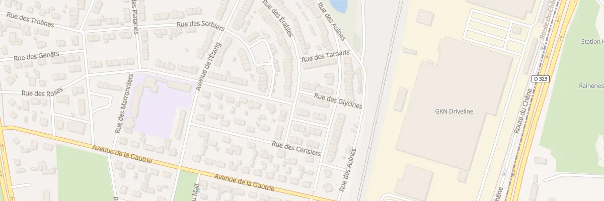 Plan du 2 Rue des Glycines à Arnage