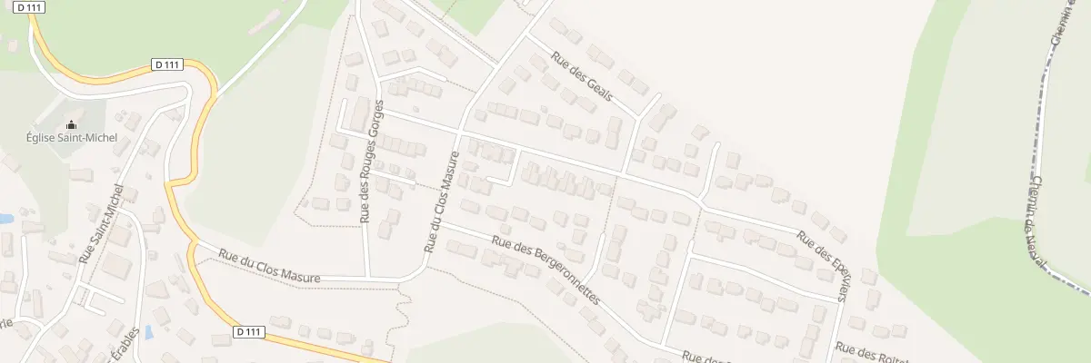 Plan du 6 Rue des Pinsons à Fontenay