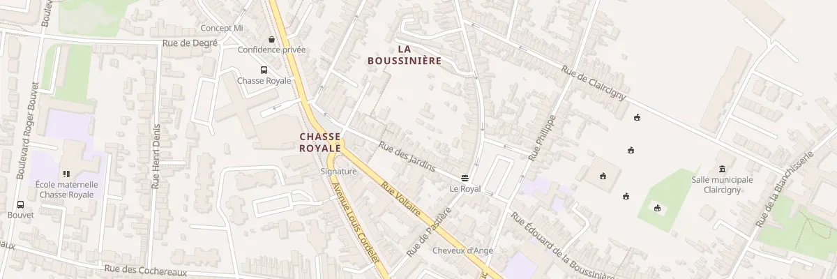 Plan du 26 Rue des Jardins au Mans