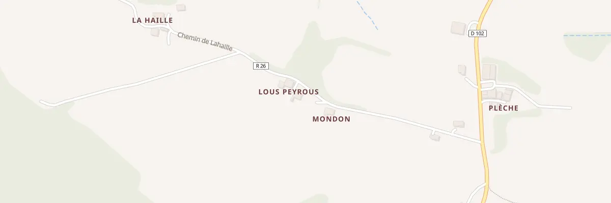 Plan du 5182 Peyrous à Lupiac
