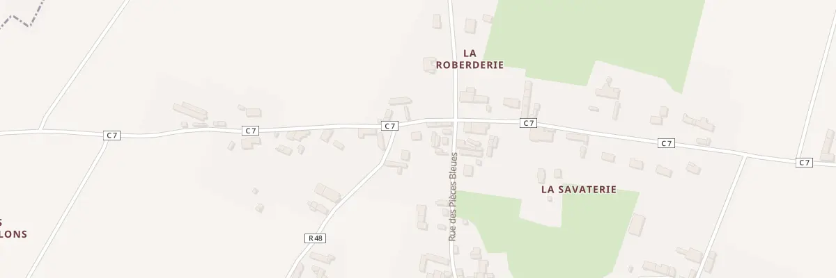 Plan du 156 La Roberderie à Marçay